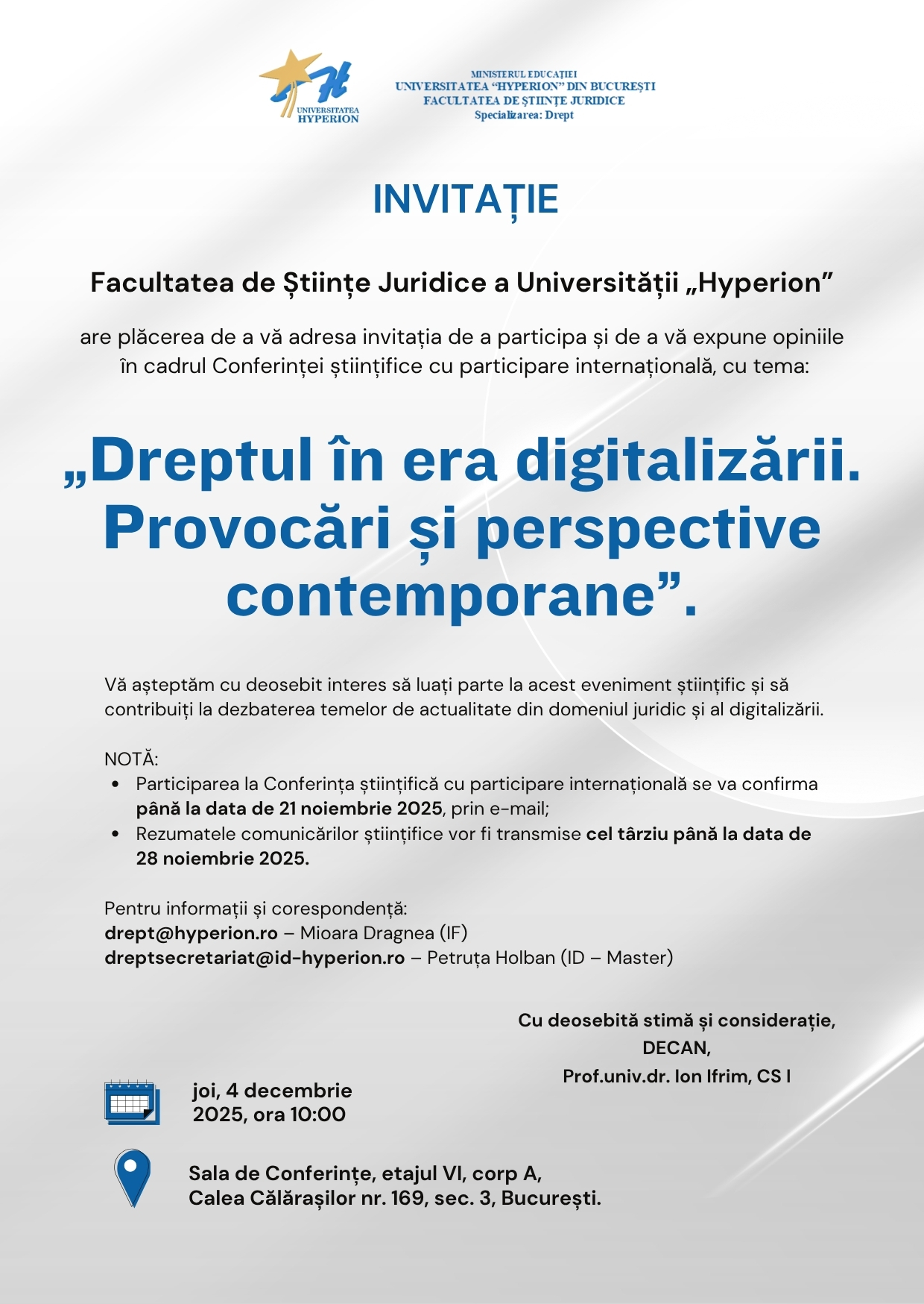 Invitație